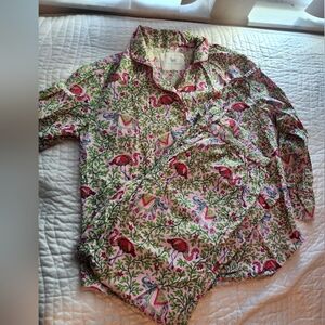 Printfresh Pink and Green Pajama Set